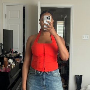 Women's Tie Neck Halter Top
- Future Collective x Jenee Naylor